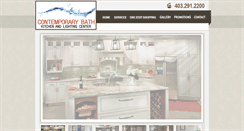 Desktop Screenshot of contemporarybathrooms.ab.ca